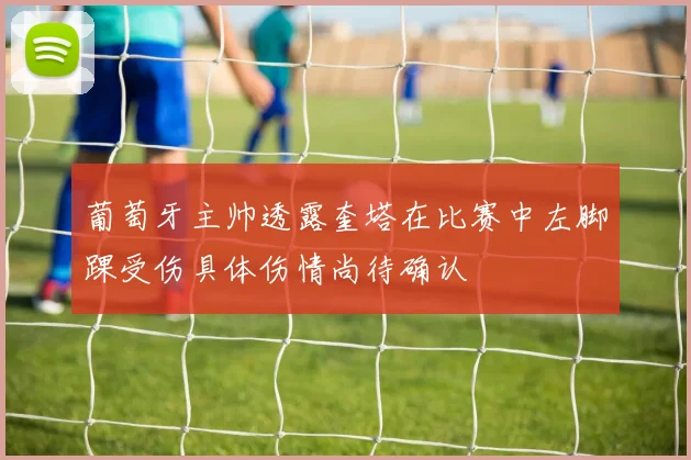 葡萄牙主帅透露奎塔在比赛中左脚踝受伤具体伤情尚待确认